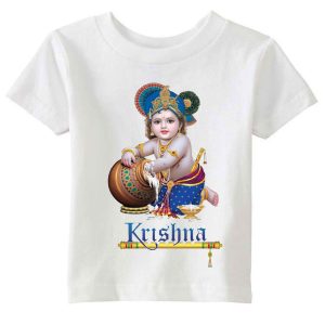 Convoy JANMASTHMI Printed T-Shirt for Men & Boys | Cute Love Quote Graphic Tee | Round Neck Half Sleeve Casual Wear T-Shirt